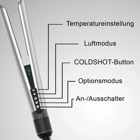 Hairstrait - 2 in 1 Luxushaarglätter